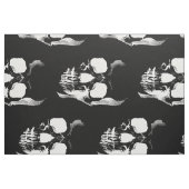 Gothic Skull Face Fabric Stof (Yard (91,4 cm))