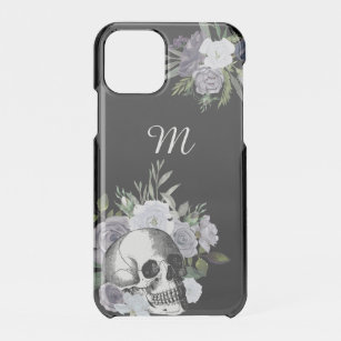 Gothic Skull Floral op maat iPhone 11 Pro Hoesje