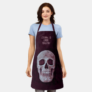 Gothic Skull Funny Paarse Cool Spooky Elegant Schort