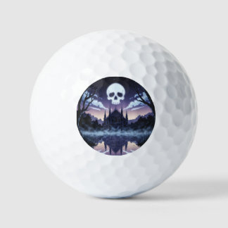 Gothic Skull Golf Ball Golfballen