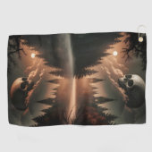 Gothic Skull Golf Handdoek (Horizontaal)
