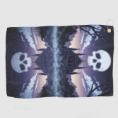 Gothic Skull Golf Handdoek (Horizontaal)