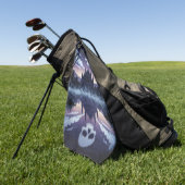 Gothic Skull Golf Handdoek (Groen)