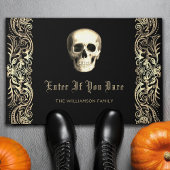 Gothic Skull Halloween Persoonlijk Deurmat