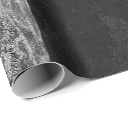 Gothic Skull Head Black en White Custom Cadeaupapier (Rol Hoek)