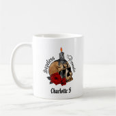 Gothic Skull Hopeless Romantic Koffiemok (Links)