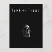 Gothic Skull Horror Gothic Dood Briefkaart (Voorkant)