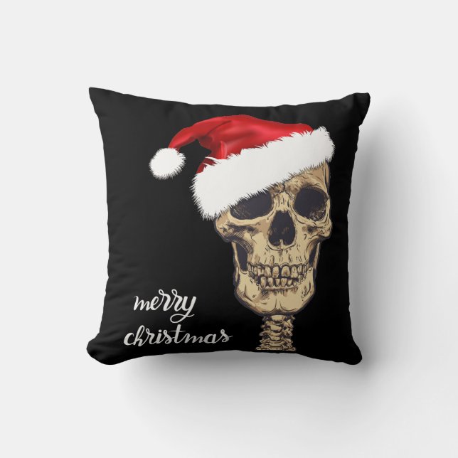 Gothic Skull-kerstkussen Kussen (Voorkant)