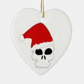 gothic skull kerstmis keramisch ornament (Rechts)