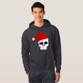 gothic skull kerstmis mannen hoodbroek hoodie (Voorkant volledig)