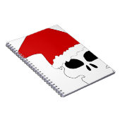 gothic skull kerstmis notitieboek (Rechterzijde)