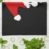 gothic skull kerstmis theedoek (Gevouwen)