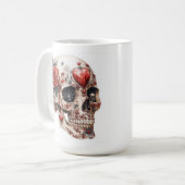 Gothic Skull Koffiemok (Voorkant links)