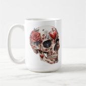 Gothic Skull Koffiemok (Links)