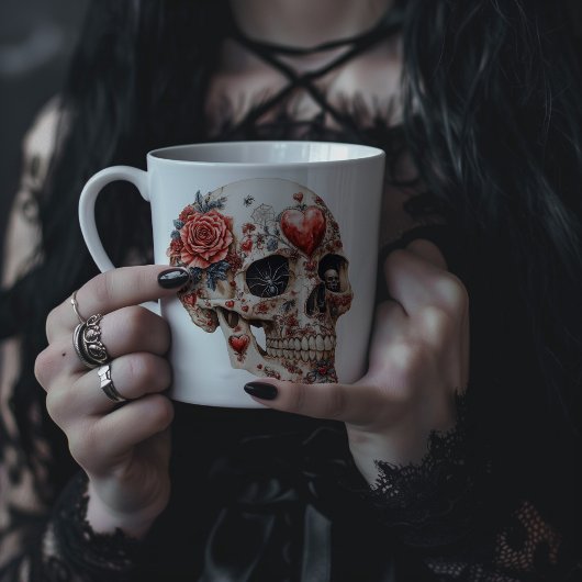 Gothic Skull Koffiemok