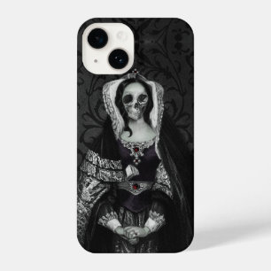 Gothic Skull Lady iPhone 14 Hoesje