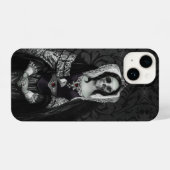 Gothic Skull Lady iPhone Hoesje (Achterkant horizontaal)
