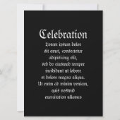 Gothic Skull Lady Kaart (Achterkant)