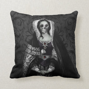 Gothic Skull Lady Kussen