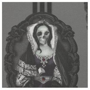 Gothic Skull Lady Stof