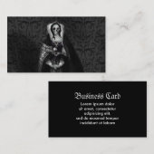Gothic Skull Lady Visitekaartje (Voorkant / Achterkant)
