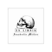 Gothic Skull Middeleeuws Script Custom Library Boe Rubberstempel (Afrduk)