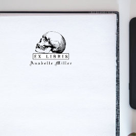 Gothic Skull Middeleeuws Script Custom Library Boe Rubberstempel