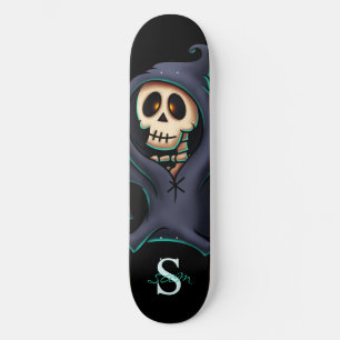 Gothic Skull Monogram thema Persoonlijk Skateboard