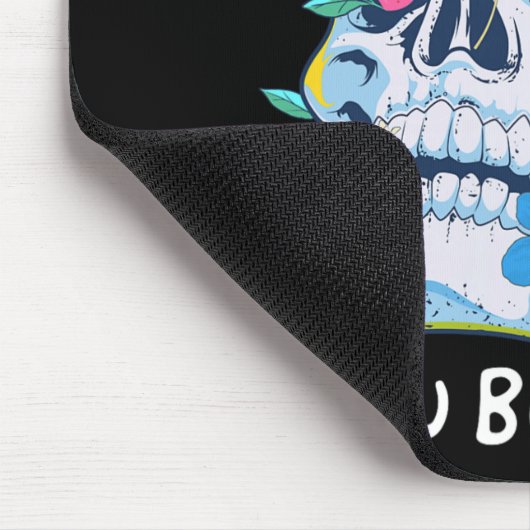 Gothic Skull Mushroom Flowers Every End Is A New B Muismat (Hoek)