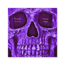 Gothic Skull Paars Burgundy Tattoo Shop