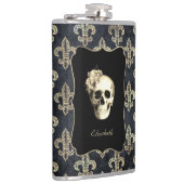 Gothic Skull Personalized Heupfles (Rechts)
