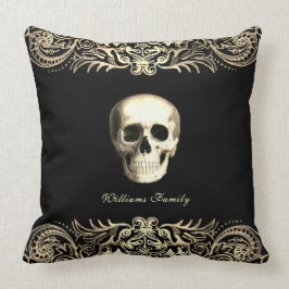 Gothic Skull Personalized Kussen