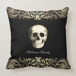 Gothic Skull Personalized Kussen