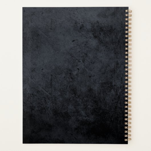 Gothic Skull Personalized Planner (Achterkant)