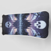 Gothic Skull Putter Hoesje Golfheadcover (Voorkant)