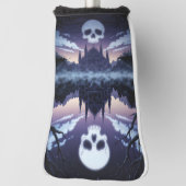 Gothic Skull Putter Hoesje Golfheadcover (Draai 90)