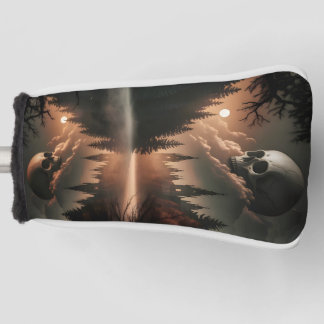 Gothic Skull Putter Hoesje Golfheadcover