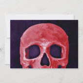 Gothic Skull Red Birthday RIP naar haar 20s Kaart (Achterkant)