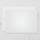 Gothic Skull Red Rose Save the Date Wedding Kaart (Achterkant)