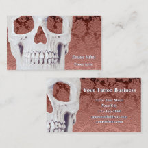 Gothic Skull Roos Gold White Modern Elegant Floral