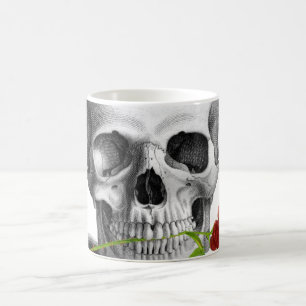 Gothic Skull Roos Horror Fantasy Koffiemok