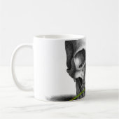 Gothic Skull Roos Horror Fantasy Koffiemok (Links)