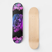 Gothic Skull Roze Paarse meisjes Persoonlijk Skateboard (Voorkant)