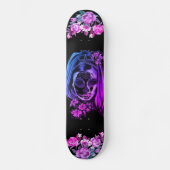 Gothic Skull Roze Paarse meisjes Persoonlijk Skateboard (Voorkant)