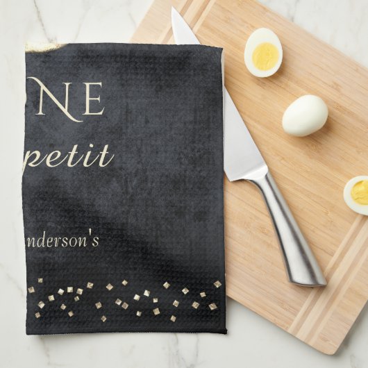 Gothic Skull Rozen, gepersonaliseerd Theedoek (Quarter Fold)