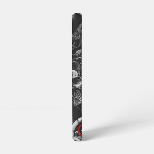 Gothic Skull Samsung Galaxy Hoesje (Linkerkant)