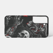 Gothic Skull Samsung Galaxy Hoesje (Achterkant horizontaal)