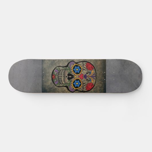 Gothic Skull-skateboards Persoonlijk Skateboard (Horizontaal)