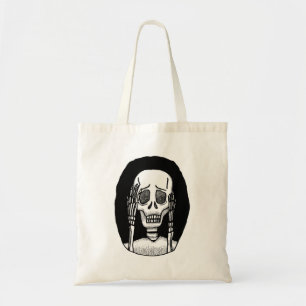 Gothic Skull Skelton Funny Horror Herbruikbare Boo Tote Bag