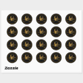 Gothic Skull | STICKER | Zwart (Vel)